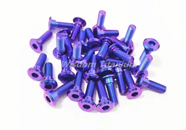Titanium Low-Profile Disc Rotor Bolts